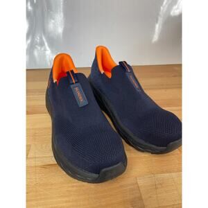 SUADEX Steel Toe Work Shoes Men’s Size 12 Slip-On Safety Sneakers Black Orange